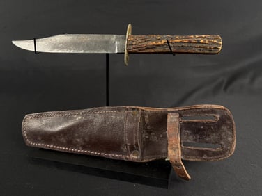 Standard Cutlery Stag Handle Frontier Bowie Knife