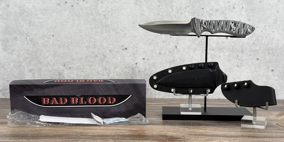 Bad Blood Moser Decepter Fixed Blade Knife BB0130M