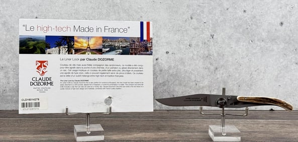 Laguiole Claude Dozorme Stag Pocket Knife