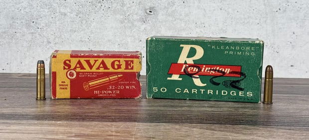 92 Rounds of .32-20 Rifle Ammo