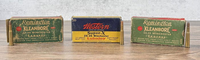 44 Rounds of .25-35 Rifle Ammo