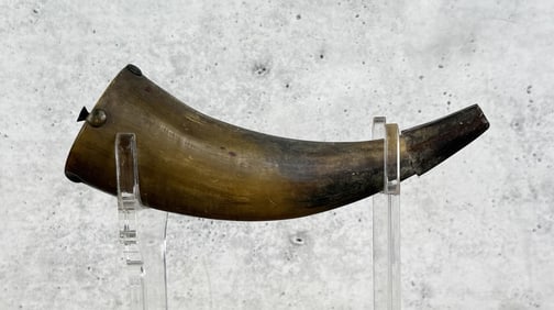 Antique Frontier Powder Horn