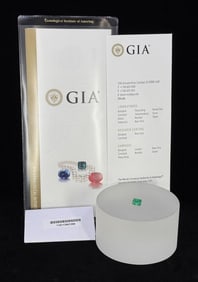 2.7ct Natural Columbian Emerald Gemstone GIA