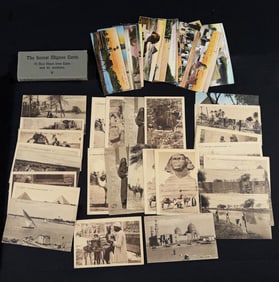 Collection Of Antique Egypt Postcards