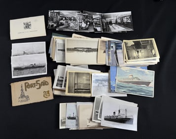 Antique Ocean Liner Steamship Postcards