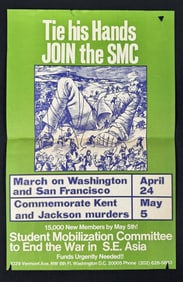Tie His Hands Join the SMC Anti War Poster