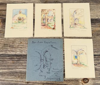 Eva L. Richards San Juan Capistrano Drawings