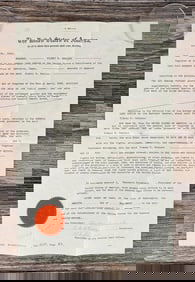 Idaho Theodore Roosevelt Signed Land Grant