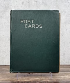 Antique British Columbia Canada Postcard Album