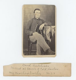 Civil War KIA Identified CDV Photo