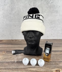 Ping Golf Tool Balls and Beanie