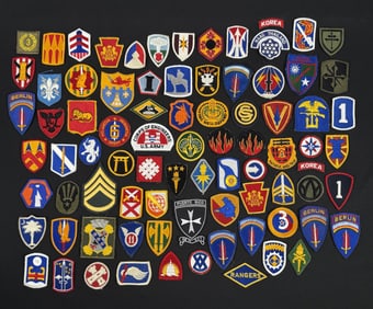 Collection of WW2 Korea Era Patches