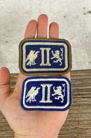 WW2 US Army 2nd Corps Patches