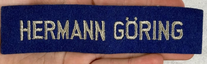 WW2 German Luftwaffe Hermann Goring Patch
