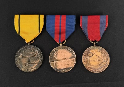 China Relief Hatian Nicaraguan Campaign Medals