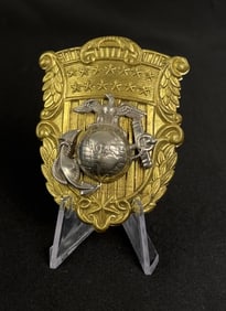 1876 USMC Marine Corps Shako Dress Plate