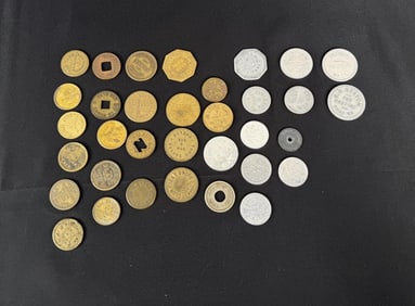 Collection of Washington Trade Tokens