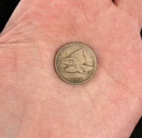 1857 Flying Eagle Cent Penny