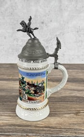 German Regimental Gerz Beer Stein