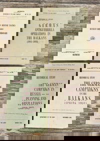 WW2 German Department of the Army Pamphlets