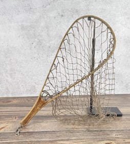 Antique Wood Fly Fishing Landing Net