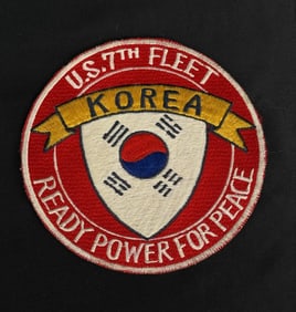 7th Fleet Korean War Jacket Patch