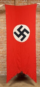 WW2 German Fishtail NSDAP Podium Banner Flag