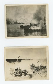 WW2 USMC Marines Battle Action Photos