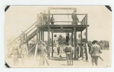 US Army Execution Gallows Luzon Philippines Photo