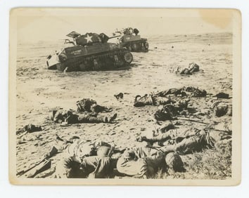 WW2 Battle Of Saipan Dead Japanese Soldiers Photo