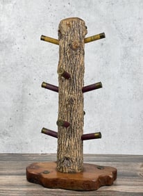 Folk Art Shotgun Shell Coffee Mug Rack