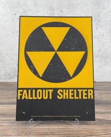 US Department of Defense Fallout Shelter Sign