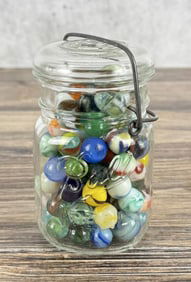 Jar of Antique Marbles
