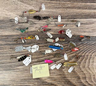 Collection of Fishing Lures Spoons