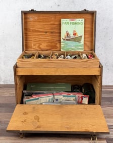 Antique Fishing Tackle Box