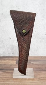 Eubanks Idaho Tooled Leather Pistol Holster