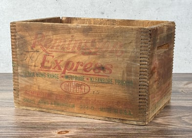 Remington Express Wood Ammo Crate Box
