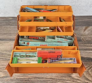 Fenwick 3.5 Fishing Tackle Box & Contents