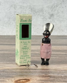 Black Americana Sam-Bo in Barrel Fishing Lure