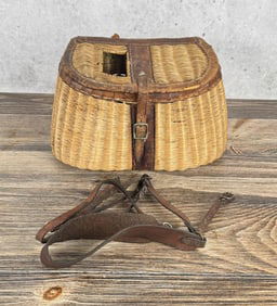 Antique Montana Fly Fishing Creel