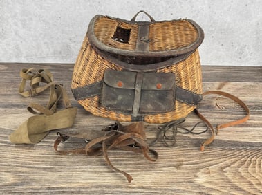 Antique Montana Fly Fishing Creel