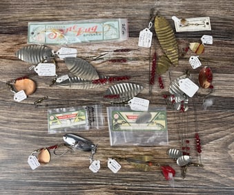 Group Of Vintage Fishing Lures & Spoons
