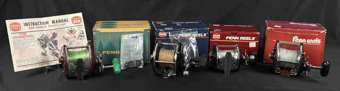 Collection of Penn Deep Sea Fishing Reels