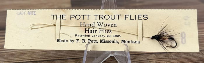 Pott Fly Company Missoula Montana Fishing Fly