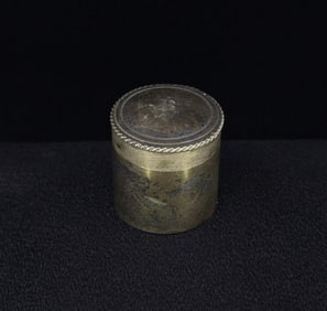European Sterling Silver Pillbox