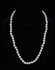 14k Gold Cultured Pearl Necklace