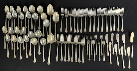 Damask Rose Sterling Silver Flatware