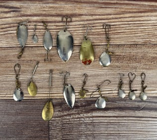 Collection of Fishing Lures Spoons