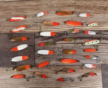 Collection of Fishing Lures Spoons