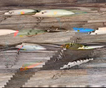 Collection of Lucky Louie Martin Fishing Lures
